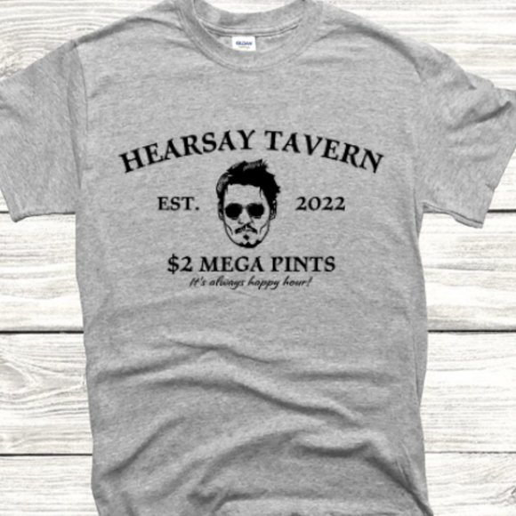West Mitten Designs Tops - Hearsay Tavern Johnny Depp Tee